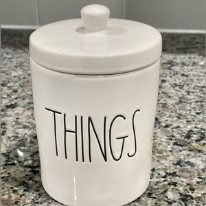 Rae Dunn THINGS canister